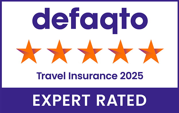 Defaqto 5 Star Rated Travel Insurance 2025